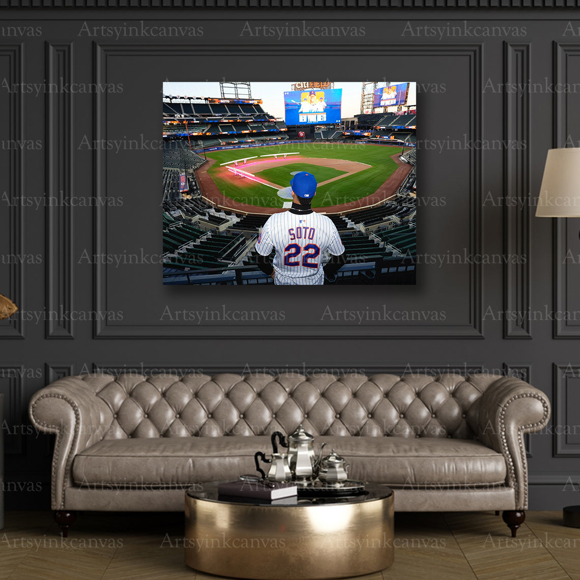 Premium Juan Soto Mets canvas art