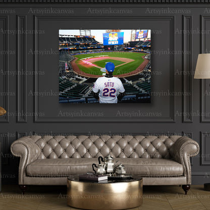 Premium Juan Soto Mets canvas art