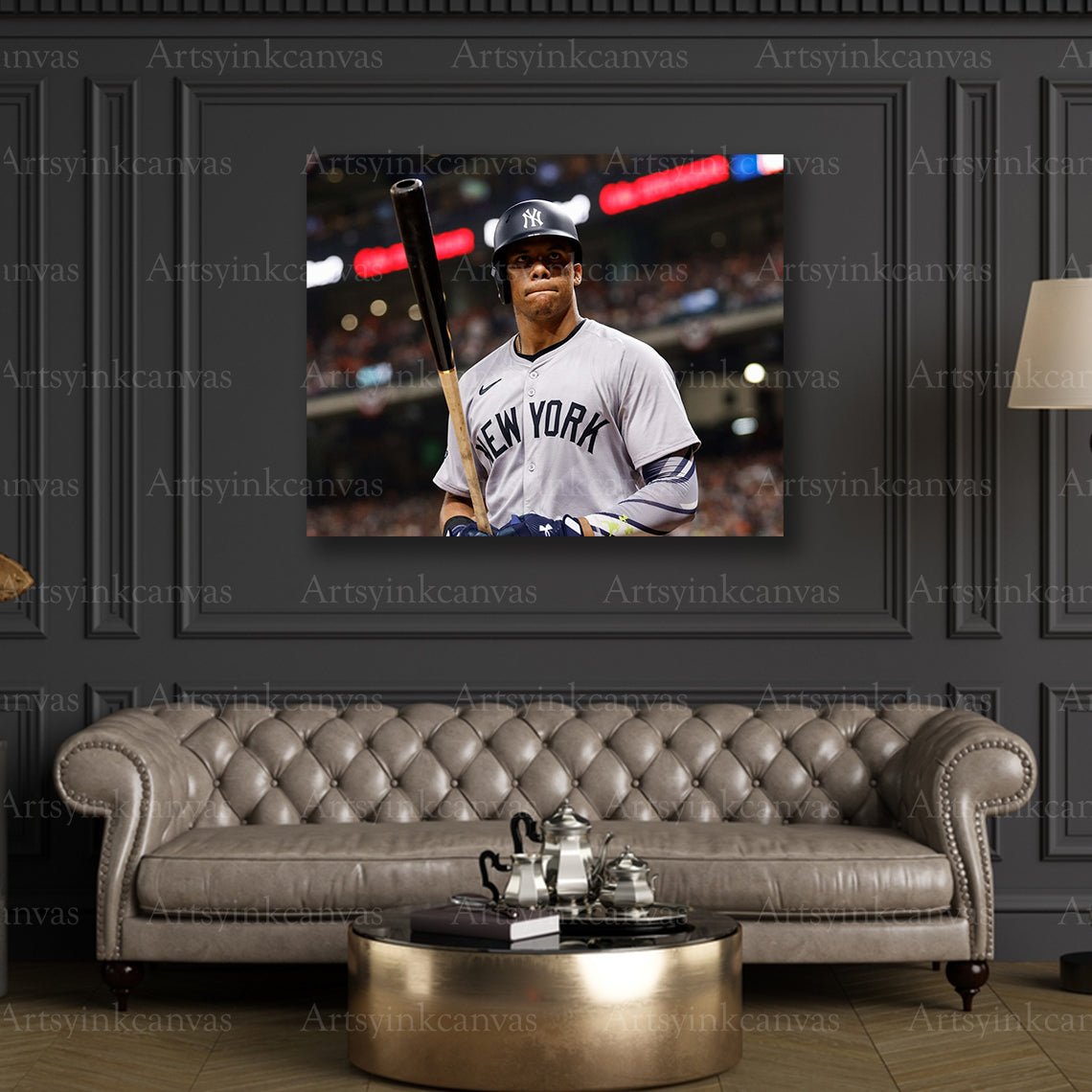 Premium Juan Soto Yankees action wall art