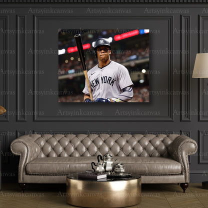 Premium Juan Soto Yankees action wall art