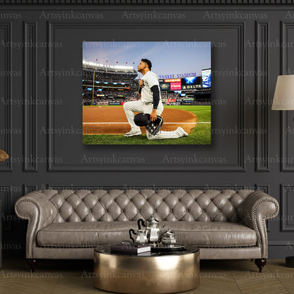 Premium Juan Soto Yankees canvas wall art