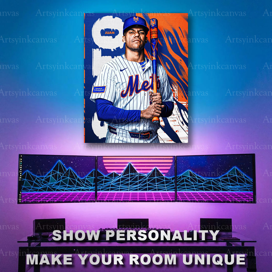 Juan Soto baseball superstar artwork