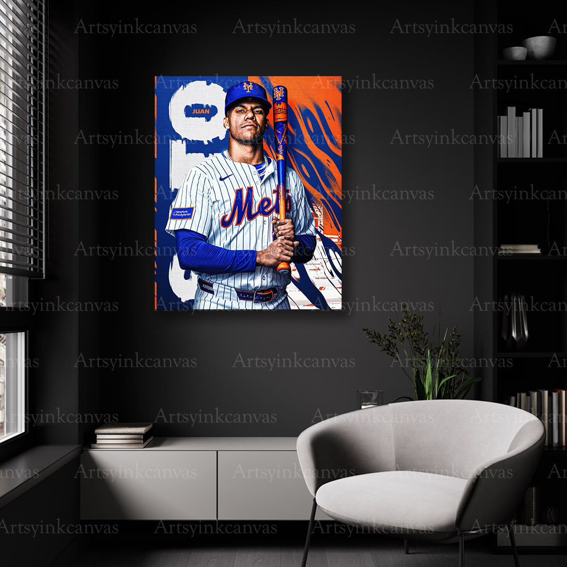 New York Mets Juan Soto collage wall decor