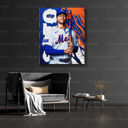 Juan Soto MLB collector canvas art