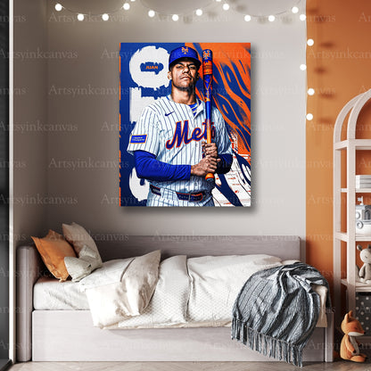 Premium Juan Soto Mets canvas wall art