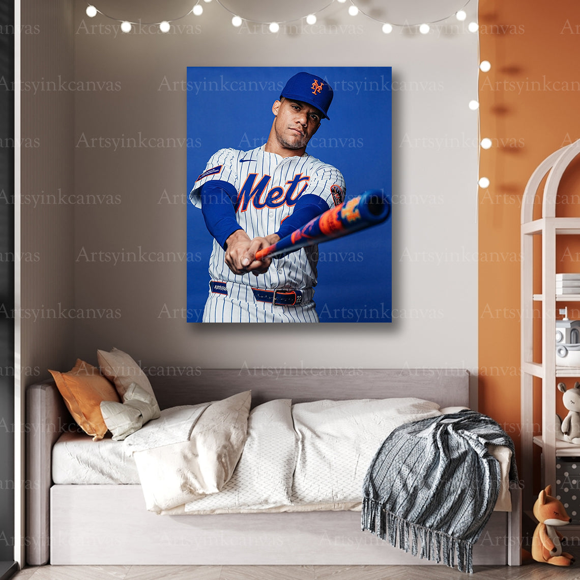 Premium Juan Soto Mets canvas art