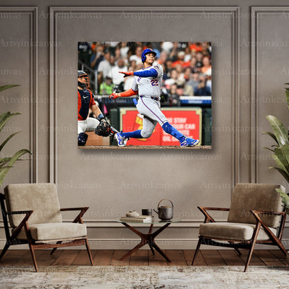 Juan Soto batting moment collector canvas