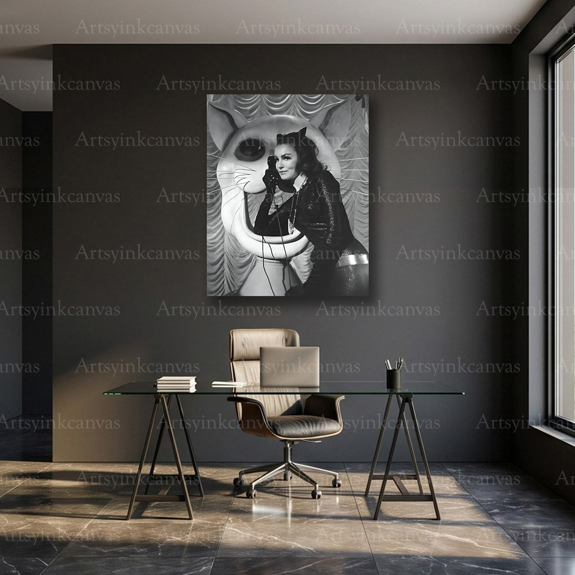 Julie Newmar classic Hollywood wall decor