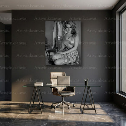 Julie Newmar classic celebrity wall decor