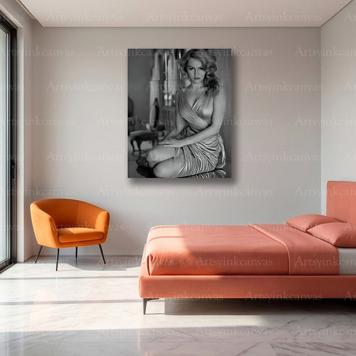 Premium Julie Newmar beauty wall art