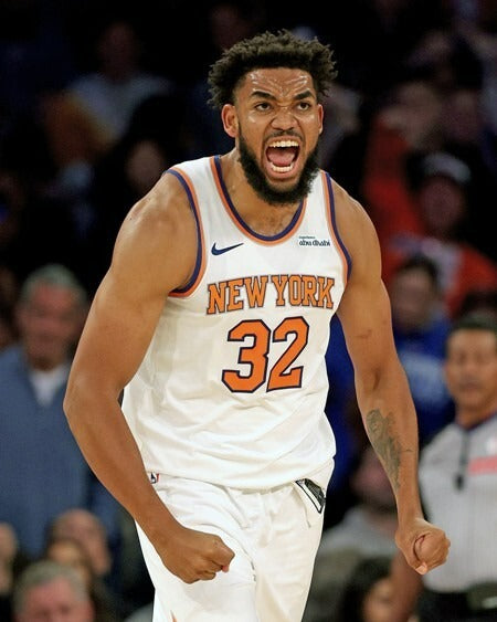 Karl-Anthony Towns New York Knicks Dominance premium canvas wall art