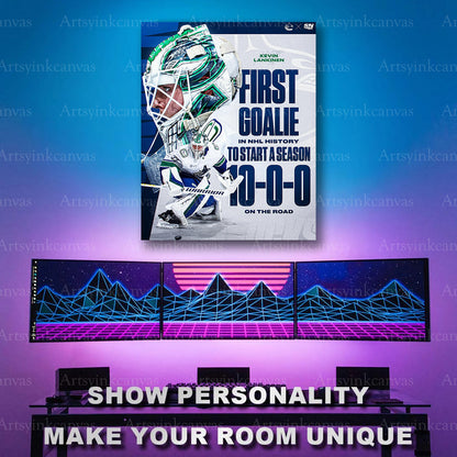 Kevin Lankinen historic goalie artwork