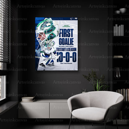 Vancouver Canucks Kevin Lankinen wall decor