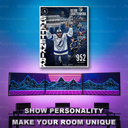 Kevin Shattenkirk Tampa Bay Lightning St Louis Blues Anaheim Ducks artwork