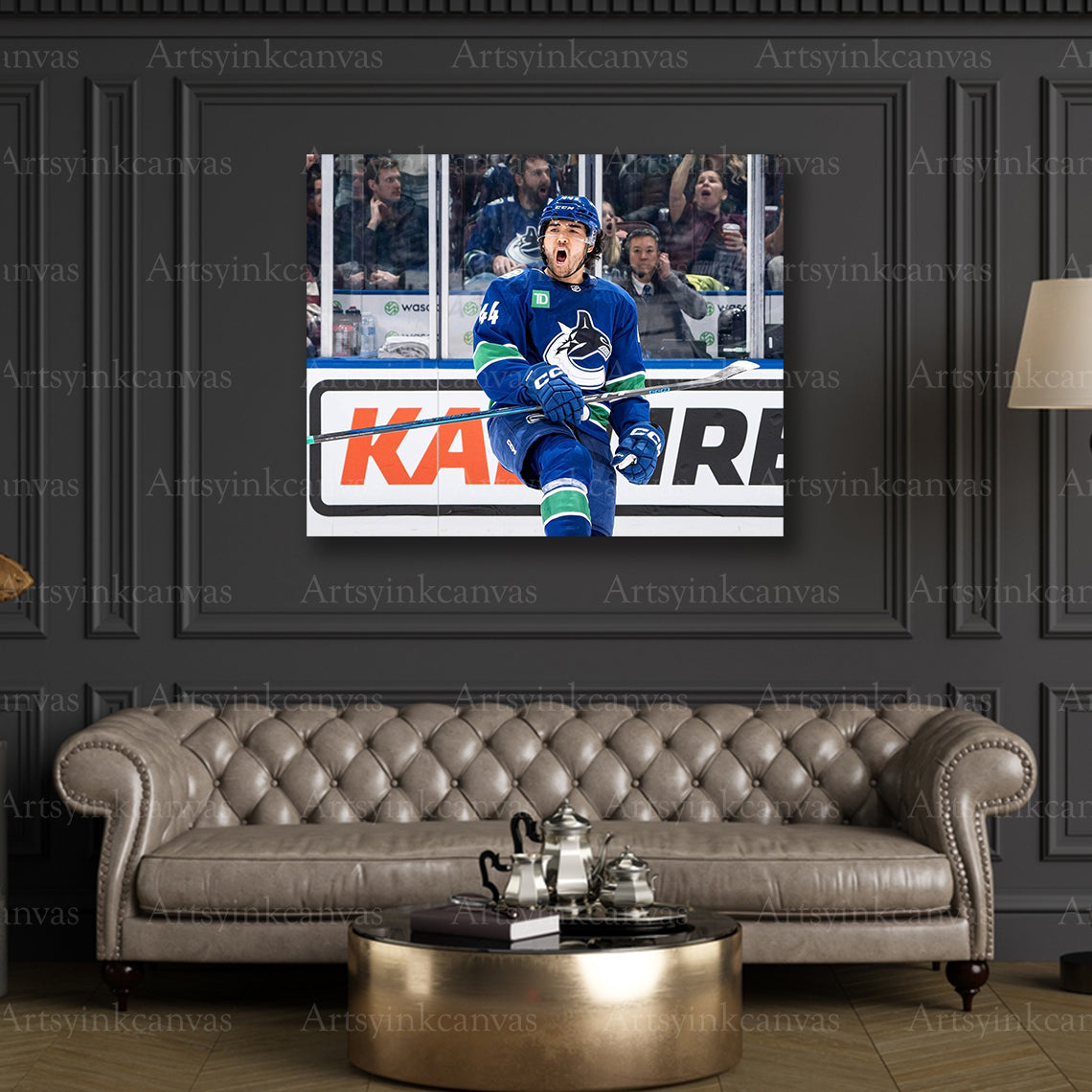 Premium Kiefer Sherwood December 16 hat trick canvas print