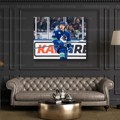 Premium Kiefer Sherwood December 16 hat trick canvas print