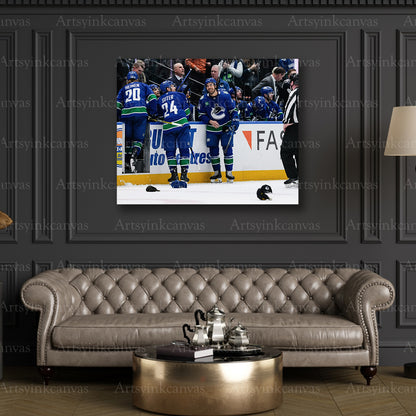 Premium Kiefer Sherwood hat trick canvas print