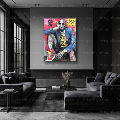 Kobe Bryant Mamba Mentality sports artwork
