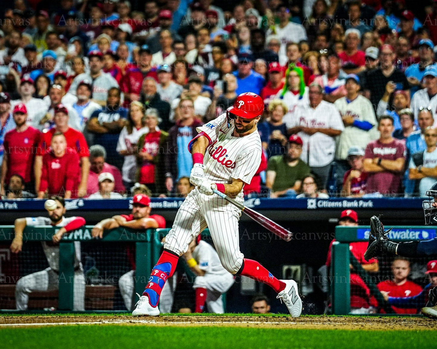 Kody Clemens walk-off hit canvas wall art