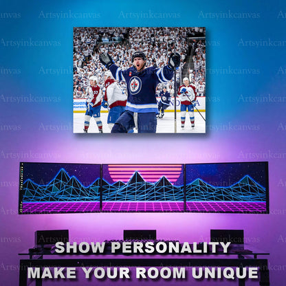 Winnipeg Jets Game 1 winning goal artwork