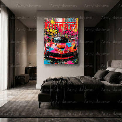 Premium LaFerrari automotive wall art