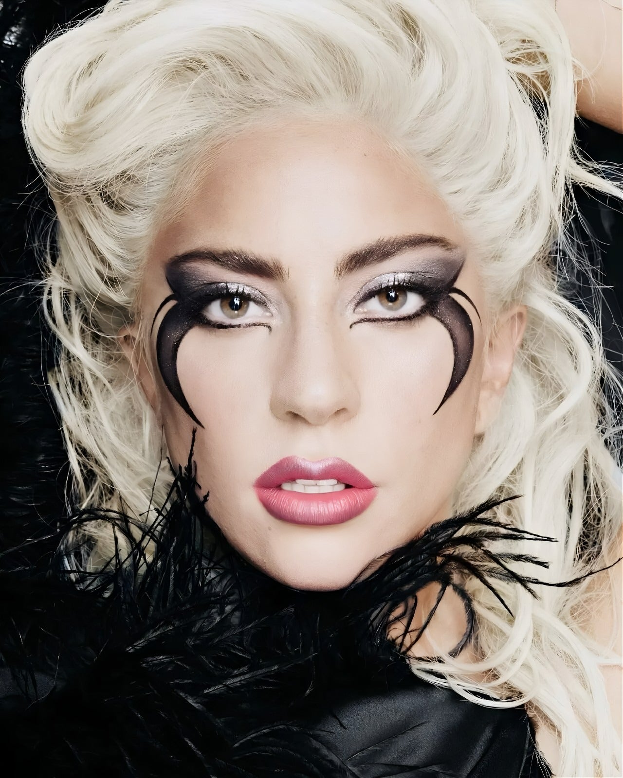 Lady Gaga Contemporary Icon premium canvas wall art portrait