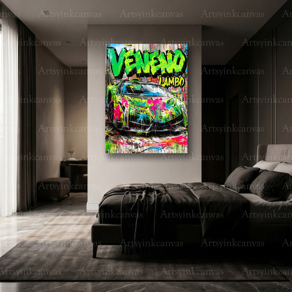 Premium Lamborghini Veneno wall art