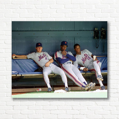 New York Mets 1986 legends canvas print