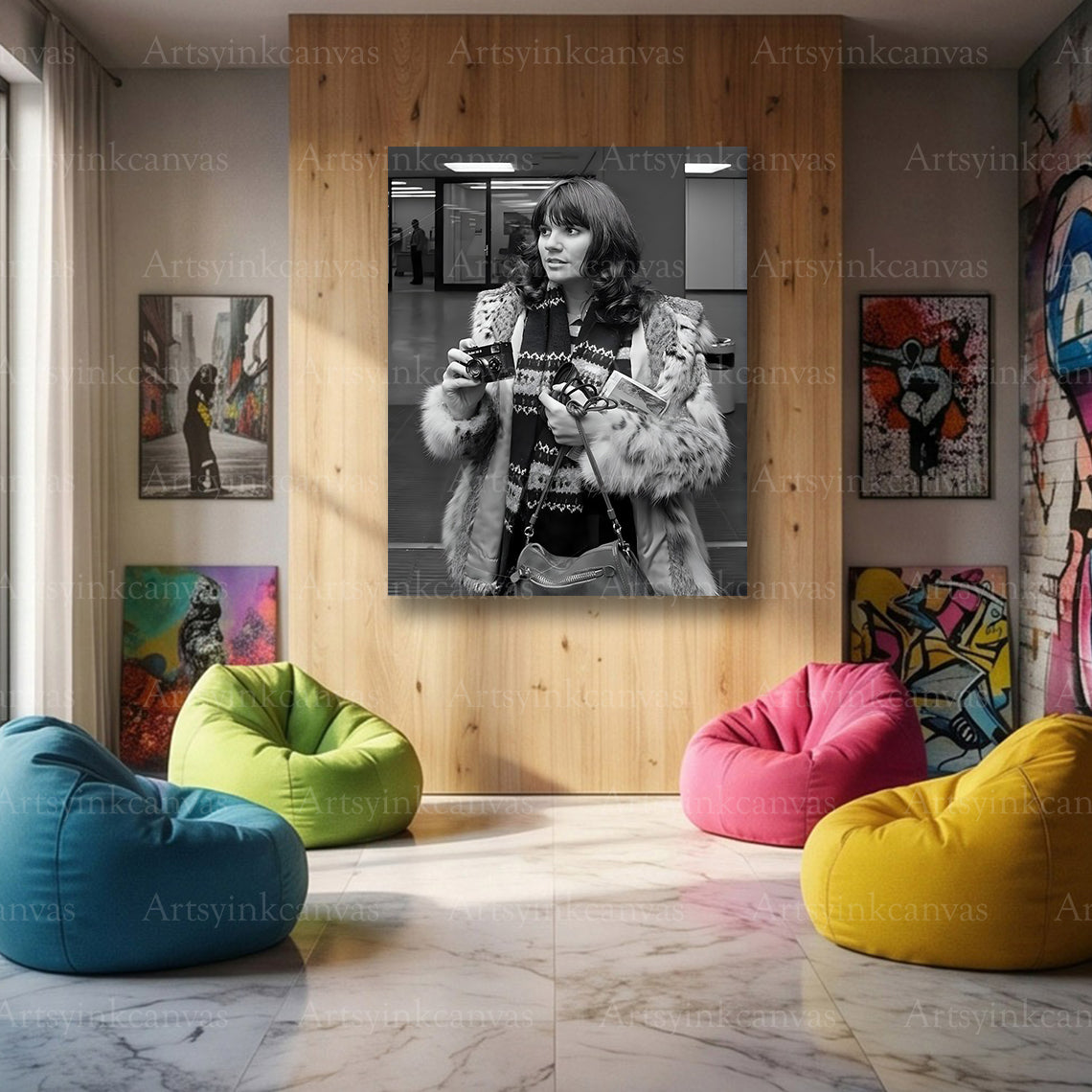 Linda Ronstadt retro music artwork