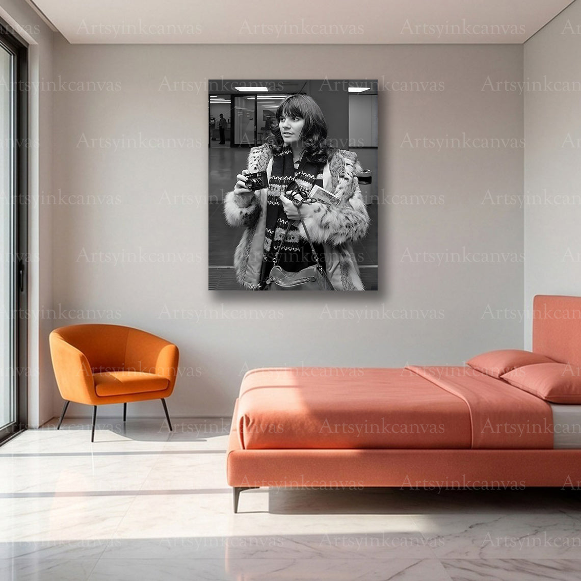 Premium Linda Ronstadt glamour wall art
