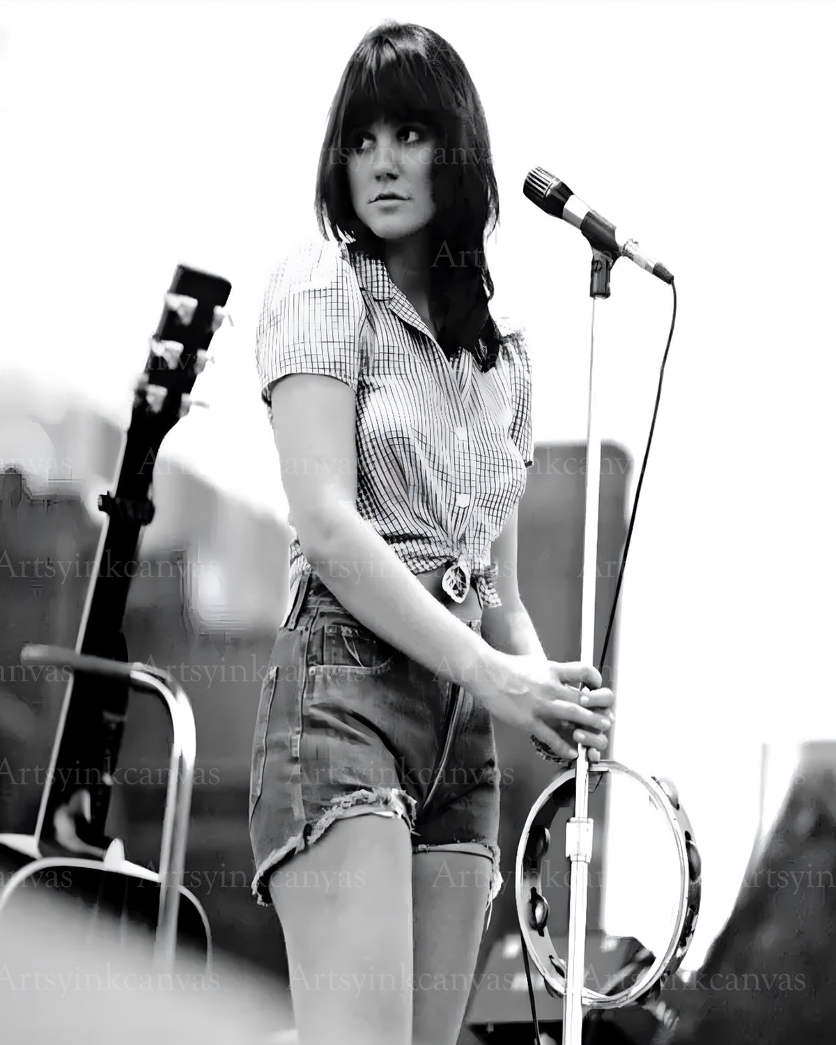 Linda Ronstadt Iconic Singer canvas wall art