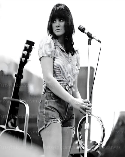 Linda Ronstadt Iconic Singer canvas wall art
