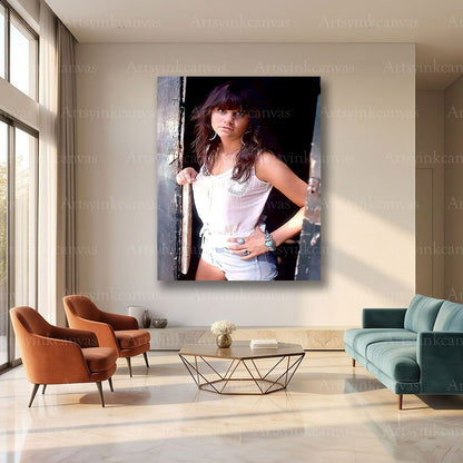 Linda Ronstadt music legend canvas art