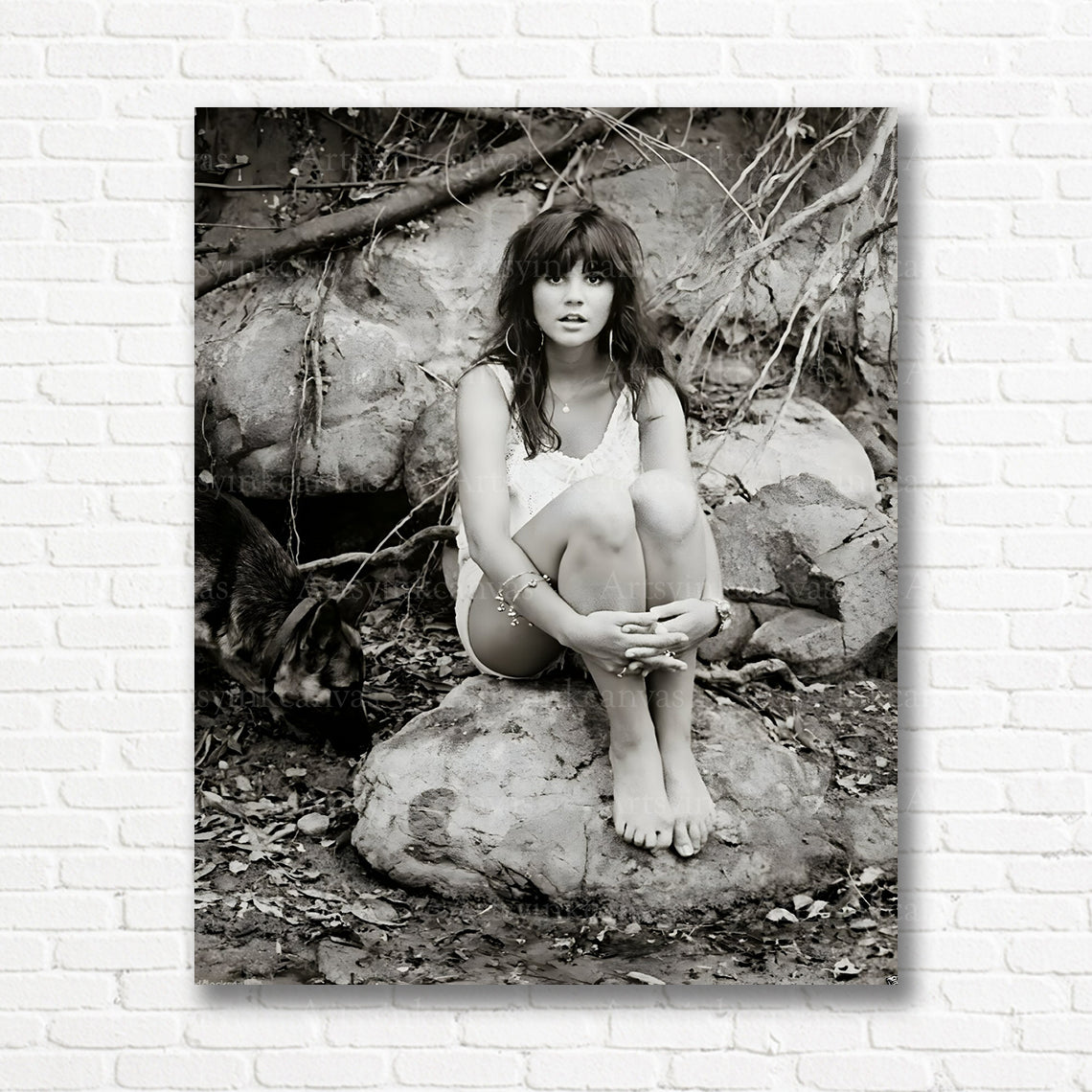 Linda Ronstadt legendary singer canvas print