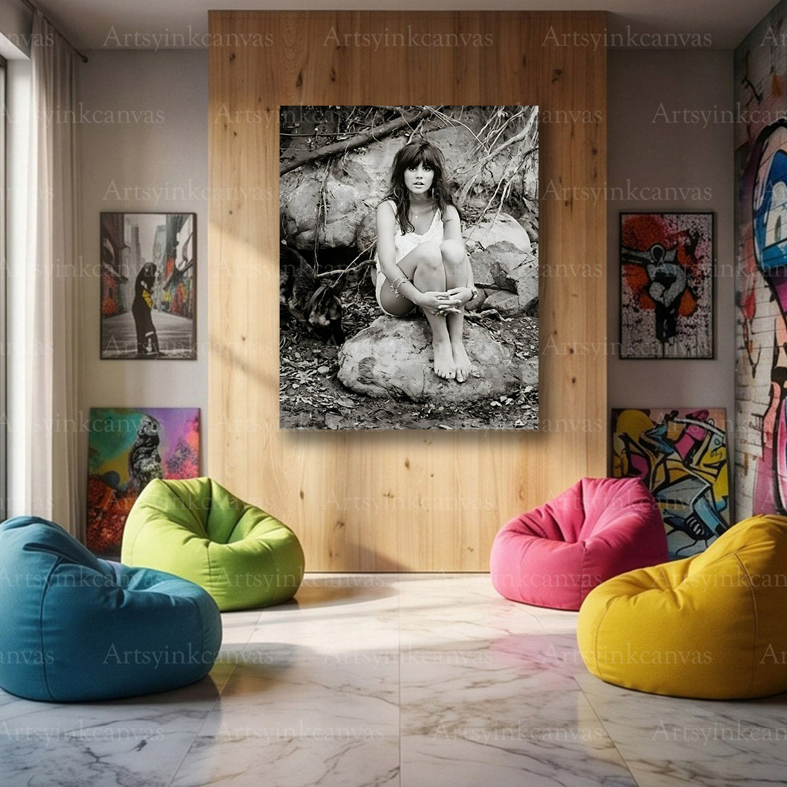 Linda Ronstadt vintage singer artwork