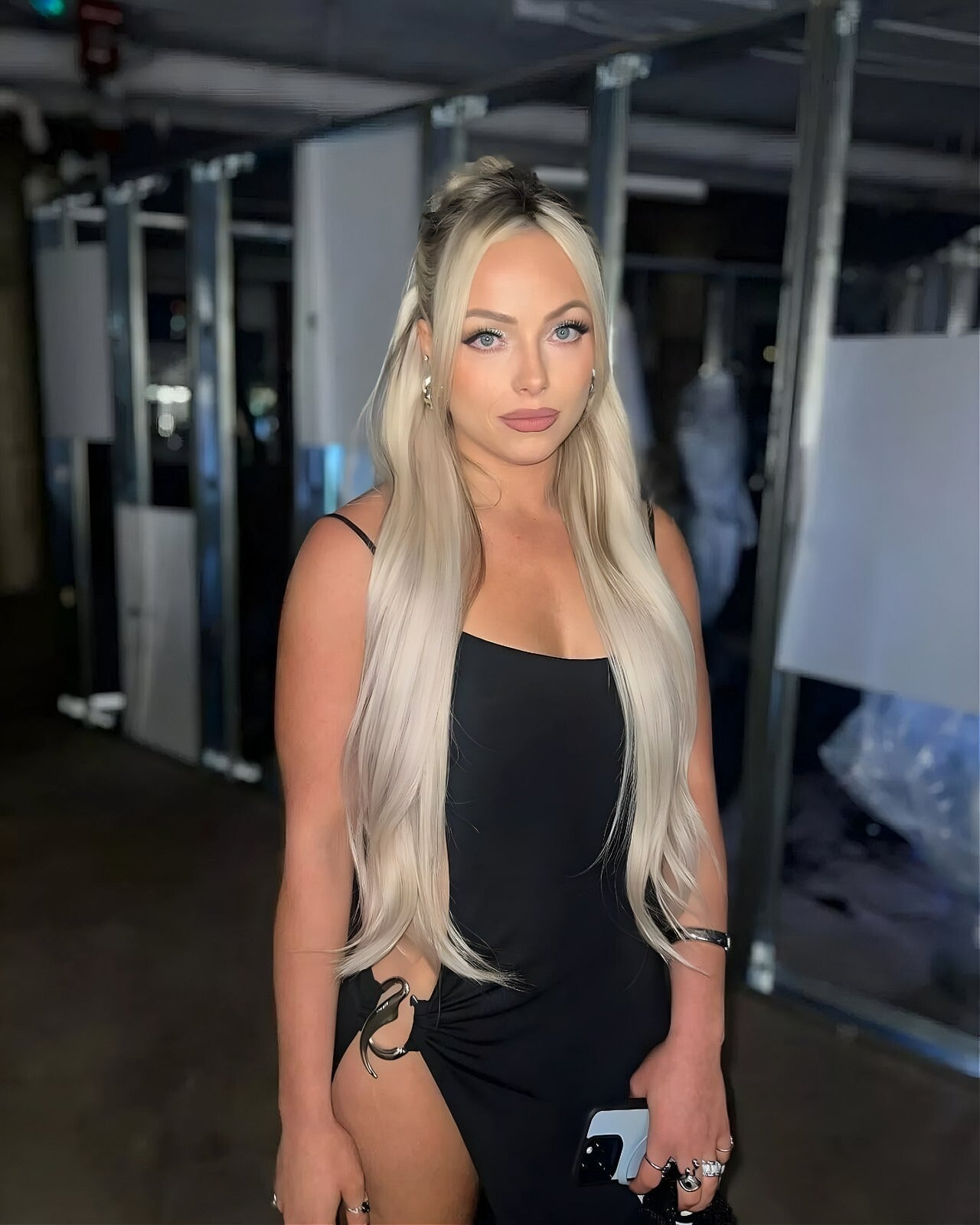 Liv Morgan championship glow premium canvas wall art for wrestling fans, collectors, and modern home décor enthusiasts.