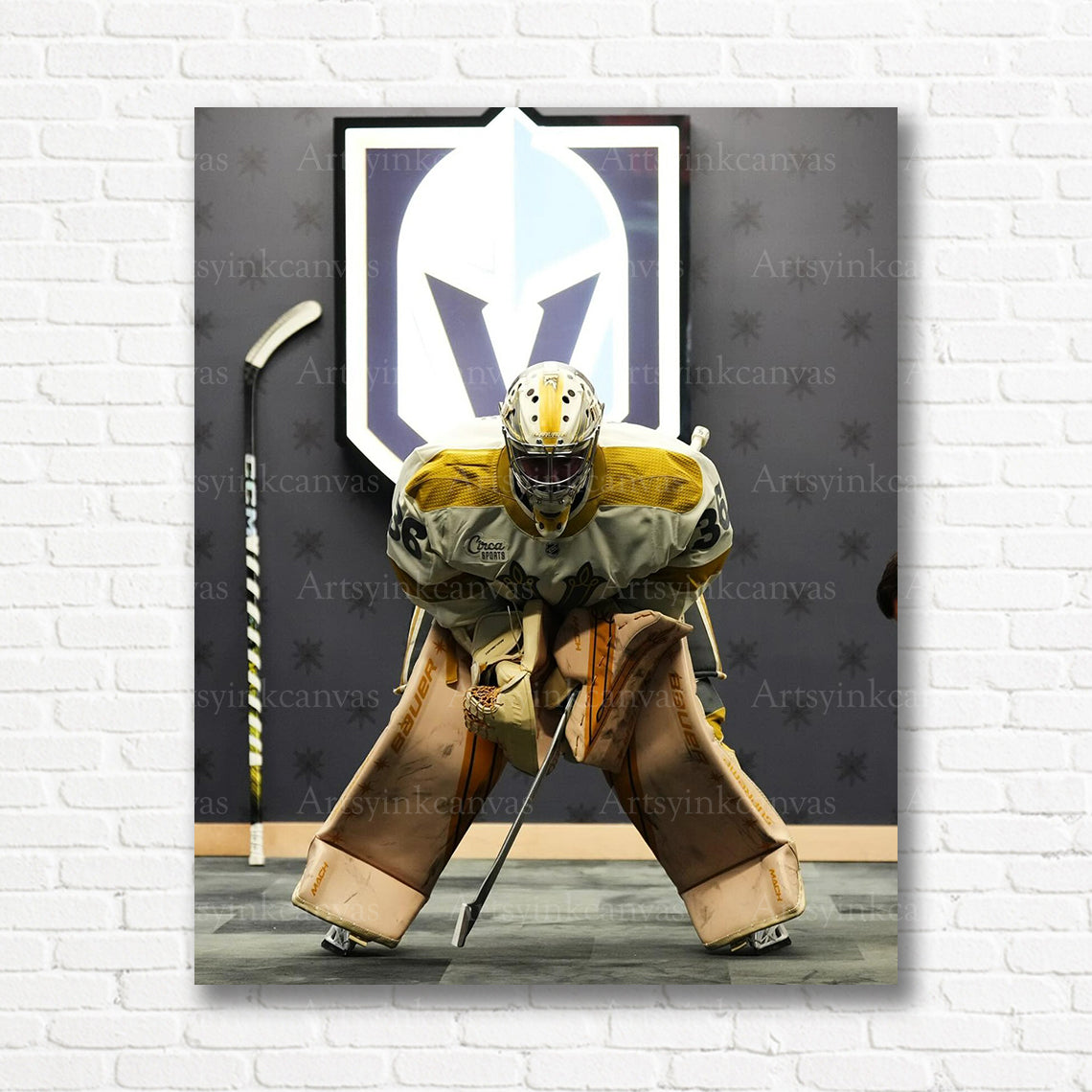 Logan Thompson pregame canvas print