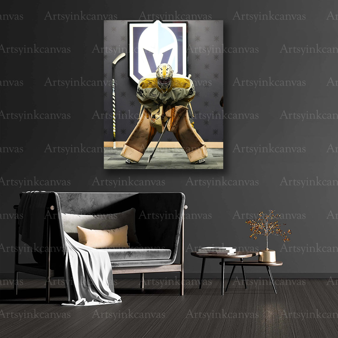 Vegas Golden Knights collector hockey canvas art