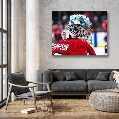 Washington Capitals goalie portrait wall decor