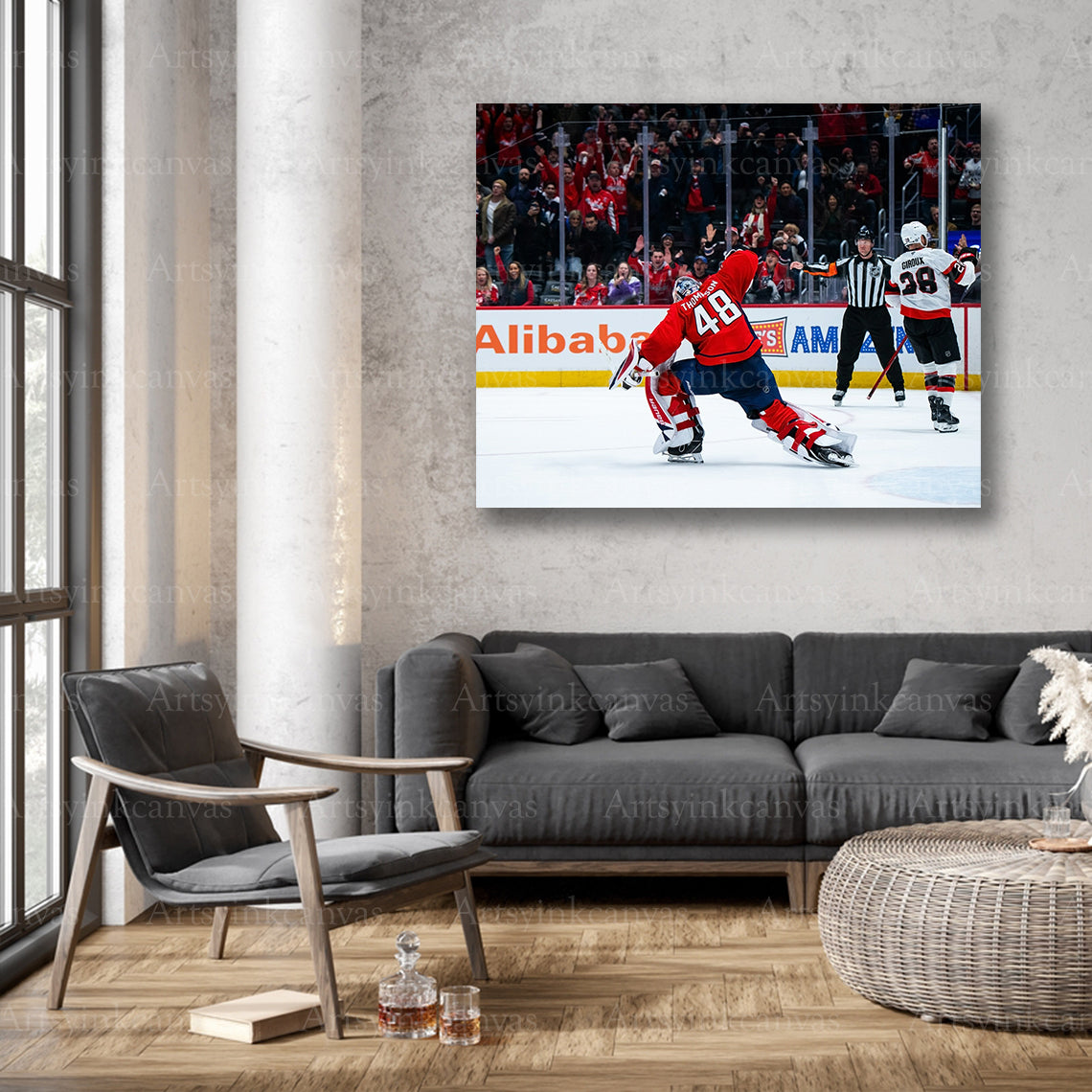 Washington Capitals victory celebration wall decor