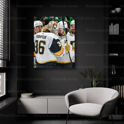 Golden Knights playoff wall decor