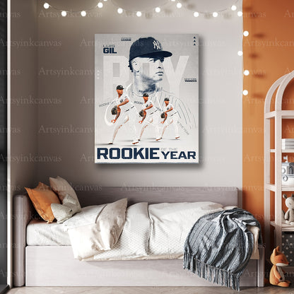 Premium Luis Gil Yankees canvas art