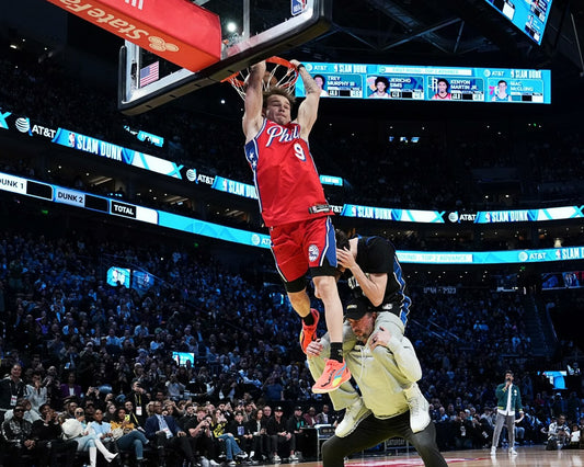 Mac McClung dunk contest canvas print
