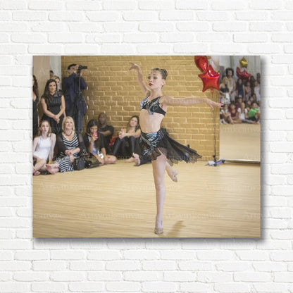 Maddie Ziegler Gymnastics Canvas Wall Art – Dynamic Dance Poster