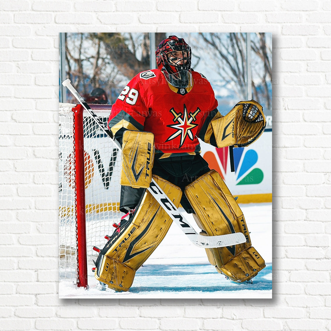 Marc-Andre Fleury Vegas Golden Knights Lake Tahoe canvas print