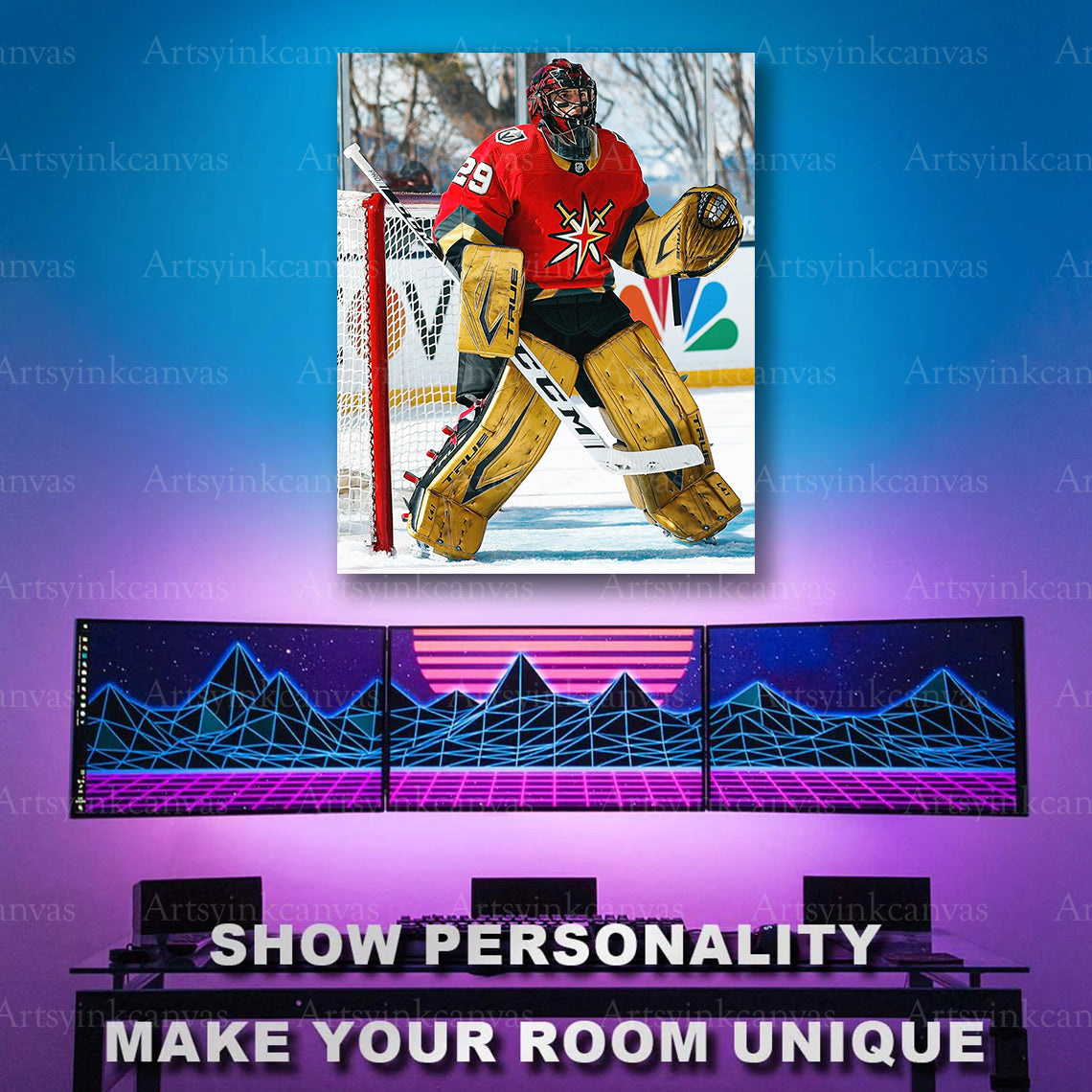 2021 NHL Outdoors at Lake Tahoe artwork
