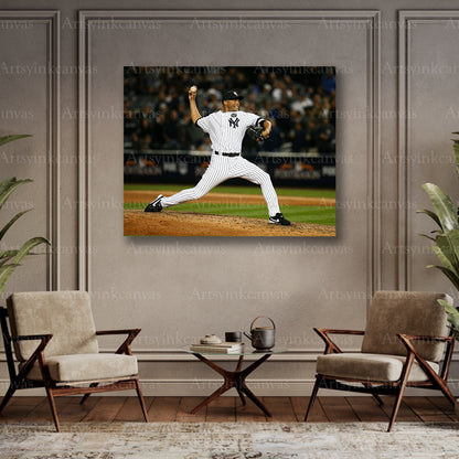 Mariano Rivera collector baseball canvas
