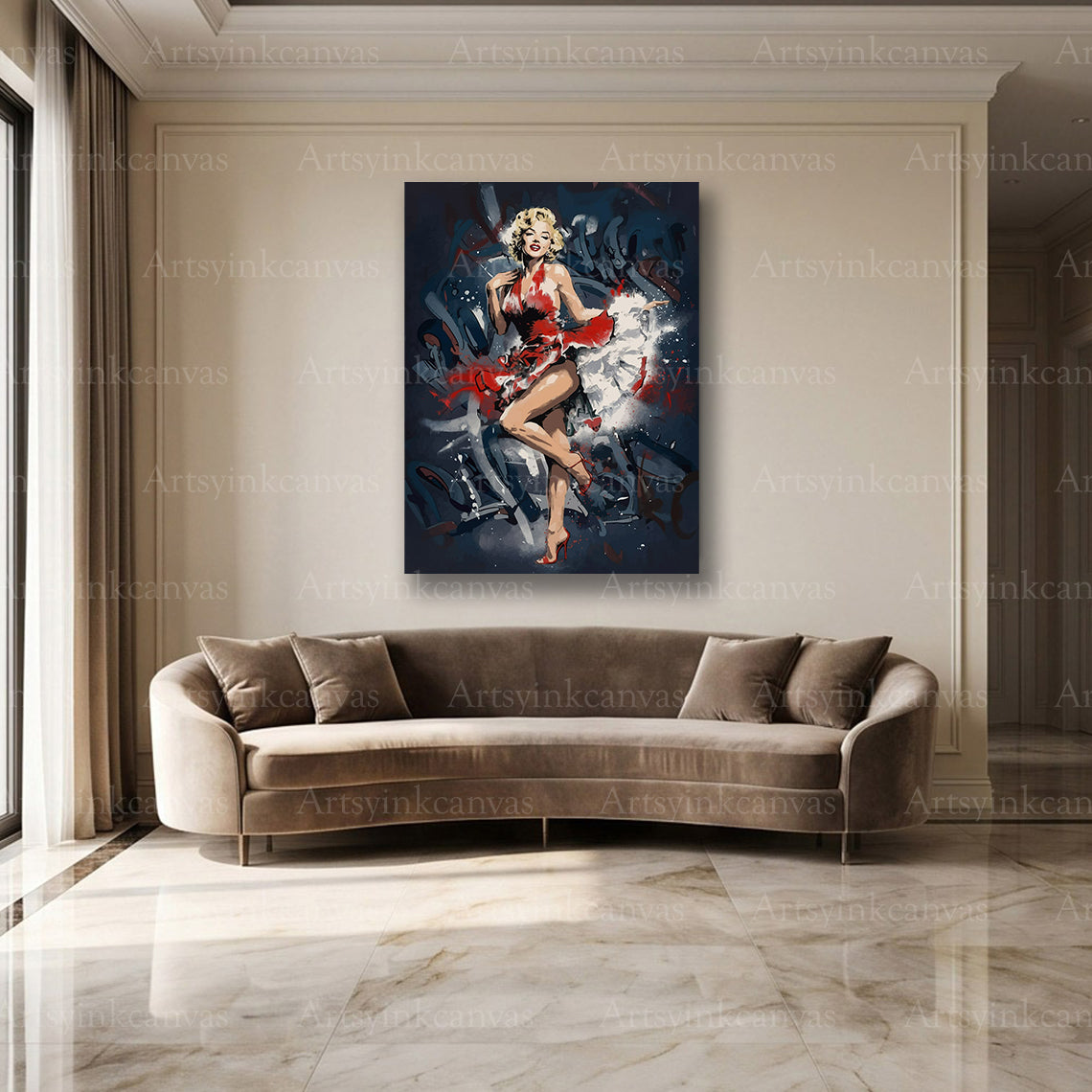 Marilyn Monroe Hollywood icon wall decor