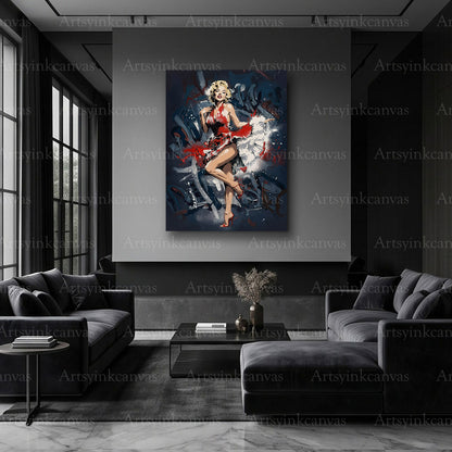 Marilyn Monroe classic Hollywood artwork