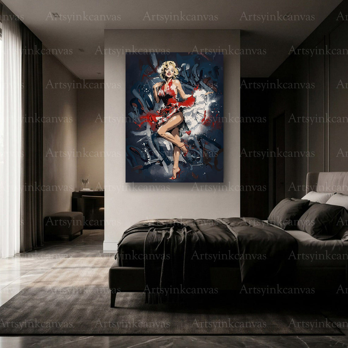 Premium Marilyn Monroe glamour wall art